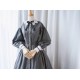 Surface Spell Poems Hidden In The Pleats Victorian Open Front One Piece(Limited Pre-Order/3 Colours/Full Payment Without Shipping)